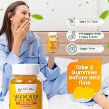 Load image into Gallery viewer, Magnesium Glycinate Gummies 100mg for Kids and Adults - Glicinato de Magnesio
