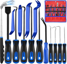 Load image into Gallery viewer, Doaho 15 Pcs Automotive Hook and Pick Tool &amp; Trim Removal Tool Set with Scraper,Magnetic Telescoping,Plastic Pry for Auto Engine Oil Seal O-Ring Repair,Car Interior Panel and Fastener Removal
