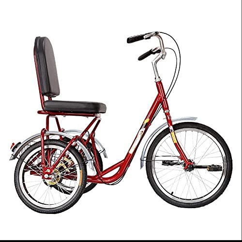 Adult Tricycle - 3 Wheel Bikes for Adults Shopping Safe Fast Shipment Adult Tricycles Single Speed 20Inch for Seniors, Women