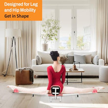 Load image into Gallery viewer, OLenyer Leg Stretcher Pink - Split Machine for Leg Stretching (New Model with Backrest and Phone Holder), Flexibility Stretching Equipment - ,Yoga, Ballet, Dance, Martial Arts
