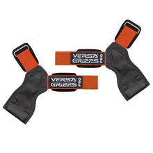 Load image into Gallery viewer, Versa Gripps Pro,  Wrist Straps for Weightlifting Alternative, SM, Orange
