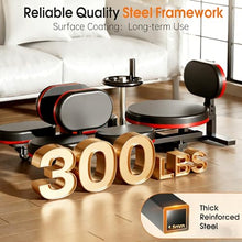 Load image into Gallery viewer, TDH Leg Stretcher, 220LBS Stretcher Machine,200° Adjustable Split Machine, Flexibility Stretching Equipment to Relieving Leg Muscl,Exercise for Everyone (Red)
