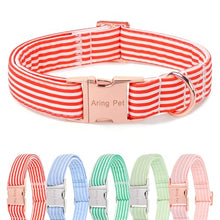 Load image into Gallery viewer, ARING PET Cute Dog Collar for Puppy Small Medium Large Dogs-Red Stripe XS
