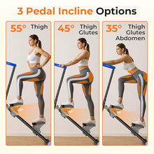 Load image into Gallery viewer, OWLSKY Stair Stepper for Home, Folding Vertical Climber Exercise Machine with Stable Triangular Frame, Smooth &amp; Quiet Motion, Full Body Workout Equipment, Supports 330 LBS
