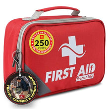 Load image into Gallery viewer, Protect Life First Aid Kit for Home &amp; Business, 250 Pcs - Emergency Medical Kit for Camping &amp; Hiking
