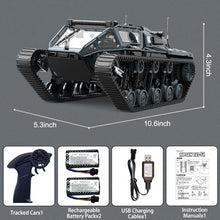 Load image into Gallery viewer, Mostop RC Tank Car, 1:16 Scale 2.4Ghz Remote Control Crawler High Speed Tank, Off-Road RC Tracked Vehicles
