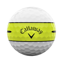 Load image into Gallery viewer, Callaway Golf Chrome Tour 360 Stripe Golf Ball (Yellow)
