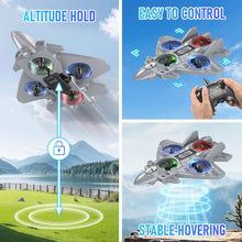 Load image into Gallery viewer, Liorbrix RC Plane Remote Control Airplane for Kids Aged 8+, RC Planes Foam Drones for Adult Kids, Fighter Jet Toy
