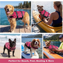 Load image into Gallery viewer, Doglay Dog Life Jacket with Rescue Handle, Dog Life Vest for Swimming Boating, Adjustable Reflective Puppy Swim Vest with Superior Buoyancy for Small Medium Large Dogs
