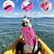 Load image into Gallery viewer, Dogcheer Harness-Style Dog Flotation Vest with Rescue Handle, Reflective Safety Dog Life Jacket, Adjustable Puppy Water Vest for Swimming, Boating, Pool &amp; Beach - Pink, S
