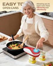 Load image into Gallery viewer, Rechargeable Can Opener Fits All Can Sizes with Extra Blade, Electric Can Openers for Kitchen Food Safe with Smooth Edge, Kitchen Gadgets Can Openers for Seniors, Arthritis and Chef
