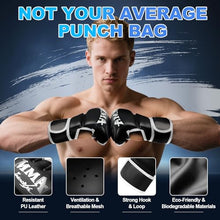 Load image into Gallery viewer, Heavy Punching Bag for Adults Teens, 70'' Standing Boxing Kicking Bag Freestanding Heavy Bag with Gloves and Electric Air Pump, Men Kickboxing Bags for Beginners Training MMA Muay Thai Fitness
