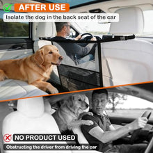 Load image into Gallery viewer, Dog Car Barrier Net Divider with 2 Large Storage Pockets
