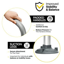 Load image into Gallery viewer, Medical king Toilet Safety Rail - Adjustable Detachable Toilet Safety Frame with Handles Heavy-Duty Toilet Safety Rails Stand Alone - Toilet Safety Rails for Elderly, Handicapped - Fits Most Toilets
