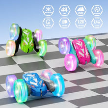 Load image into Gallery viewer, Amicool Remote Control Car for Boys 6-12 with Flashing Lights – 4WD Double-Sided
