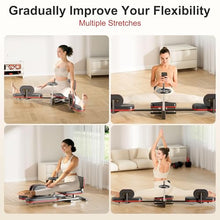 Load image into Gallery viewer, TDH Leg Stretcher, 220LBS Stretcher Machine,200° Adjustable Split Machine, Flexibility Stretching Equipment to Relieving Leg Muscl,Exercise for Everyone (Red-Black)

