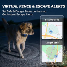 Load image into Gallery viewer, DBDD AI GPS Tracker for Dogs (30lbs+) - Real-Time Location &amp; AI Health Assistant, Electronic Fence Collar for Escape Artists, Waterproof Dog GPS Tracker for Medium Large Dogs, iOS Android
