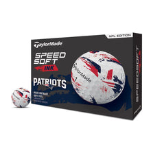 Load image into Gallery viewer, TaylorMade Golf SpeedSoft NFL Ink Golf Balls, New England Patriots, 1 Dozen
