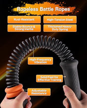Load image into Gallery viewer, VividPulse 2PCS Weighted Ropeless Battle Ropes for Home Gym - Portable &amp; Quiet Training Rope for HIIT, Strength &amp; Low-Impact Cardio - Full Body Workout Equipment for Men &amp; Women
