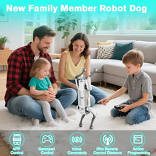 Load image into Gallery viewer, Robot Dog, Rechargeable Interactive Programmable Robot Dog Toy for Kids with Voice Commands, Remote Control, Touch Sensing
