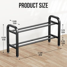 Load image into Gallery viewer, 2 Tier Dumbbell Rack, Weight Rack for Home Gym, 300 lb Capacity
