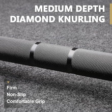 Load image into Gallery viewer, LIONSCOOL 7ft Olympic Barbell (Black E-coating, 1500LBS, No Center Knurl)
