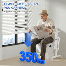 Load image into Gallery viewer, Onpickly Toilet Safety Rails for Seniors, 350lbs Heavy Duty Toilet Safety Frame &amp; Grab Bars, Triple Stability with 2 Suction Cups &amp; Rear Bar, Adjustable Height &amp; Width Toilet Rail

