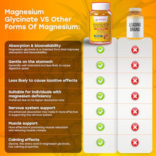 Load image into Gallery viewer, Magnesium Glycinate Gummies 100mg for Kids and Adults - Glicinato de Magnesio
