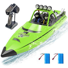 Load image into Gallery viewer, ARRIS Fast RC Jet Boat with Auto Flip &amp; 2 Batteries, High-Speed RC Drift Boat, Weedless Shallow-Water Design
