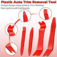 Load image into Gallery viewer, Doaho 7 Pcs Car Trim Removal Tool Kit with Non-Scratch Plastic Pry Tool and Fastener Clip Pliers for auto Safe Interior Car Panel Detachment, Dashboard, Door Clips &amp; Upholstery – Red
