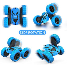 Load image into Gallery viewer, Hamdol Remote Control Car for Kids, 360° Rotating RC Stunt Car Double-Sided 4WD Electric Vehicle with LED Lights
