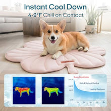 Load image into Gallery viewer, Vagascape Dog Cooling Mat, Washable Pet Cooling Mat, 47" x 45" Thick &amp; Durable Large Cooling Mat for Dogs, Portable Foldable Premium Cooling Pad for Indoor, Outdoor, Travel, Camping, Patio and Beach
