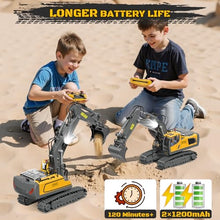Load image into Gallery viewer, Remote Control Excavator Toy RC Play Excavator Construction Vehicles

