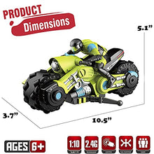 Load image into Gallery viewer, Liberty Imports 2.4Ghz RC Motorcycle Remote Control Stunt Drift Bike Racing Vehicle
