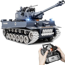 Load image into Gallery viewer, Supdex RC Tank, 1:18 Alloy Metal German Tiger I Remote Control Army Model Toys
