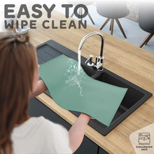 Load image into Gallery viewer, Dog Food Mat - 24x15 Raised Edges Dogs Mat for Food and Water Prevent Spill, Waterproof Cat Food Mats Protect Floors, Easy Clean Dog Bowl Mats for Food and Water, Silicone Pet Feeding Placemats
