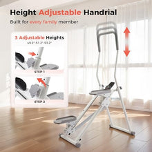 Load image into Gallery viewer, Stair Stepper for Home Gym, Foldable Vertical Climber Workout Machine,-(WHITE)
