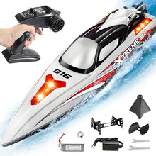 Load image into Gallery viewer, BEZGAR RC Boat, 18 inch Big Brushless Remote Control Boat for Adults and Kids
