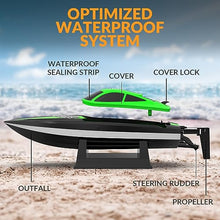 Load image into Gallery viewer, VOLANTEXRC RC Boat 20MPH Fast Remote Control Boat for Adults 2.4Ghz Toy Boats for Pools Green
