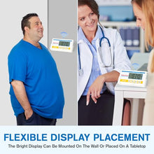 Load image into Gallery viewer, Helsevesen Professional Medical Bariatric Scale, 660 lb/300 kg Capacity, Wireless Digital Bathroom Scales, Low-Profile Heavy Duty Bariatric Scale with Anti-Slip Rubber Mat (DR660WL)
