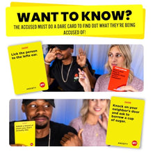 Load image into Gallery viewer, Viral Studios Anxiety - The Savage Party Card Game for Accusations, Dares &amp; Horrible Honesty – 500 Cards, Ages 17+, Perfect for Adults

