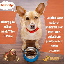Load image into Gallery viewer, Dog Chits Turkey and Sweet Potato Soft Chew for Dogs - Dog and Puppy Chews | Made in USA | Organic Turkey | All-Natural Treats | Large &amp; Small Breeds | Organic Sweet Potato | 4 oz.
