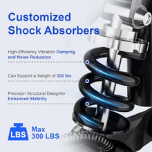Load image into Gallery viewer, BlessReach 300 Lbs Capacity Foldable All Terrain Knee Scooter Walker - Economical Foot Injury Crutch Alternative - Black
