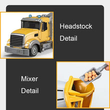 Load image into Gallery viewer, RC Cement Mixer Toy Truck for Boys - 6 Channel Remote Control Construction Toys with 2 Rechargeable Batteries
