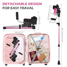 Load image into Gallery viewer, Dyna-Living Ergonomic Forearm Crutches for Adults -  Lightweight Aluminum Crutches with Adjustable Elbow Elastic Band
