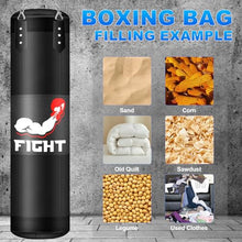 Load image into Gallery viewer, Punching Bag for Adults Teens, 4FT Oxford Heavy Boxing Bag Set with 12 OZ Boxing Gloves, Suitable for MMA Karate Kickboxing Boxing Muay Thai Training at Home or Gym - Unfilled

