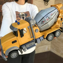 Load image into Gallery viewer, RC Cement Mixer Toy Truck for Boys - 6 Channel Remote Control Construction Toys with 2 Rechargeable Batteries
