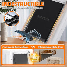 Load image into Gallery viewer, MIAOTONG Steel Dog Door for Wall, 3-Flap, Sturdy and Durable, Medium
