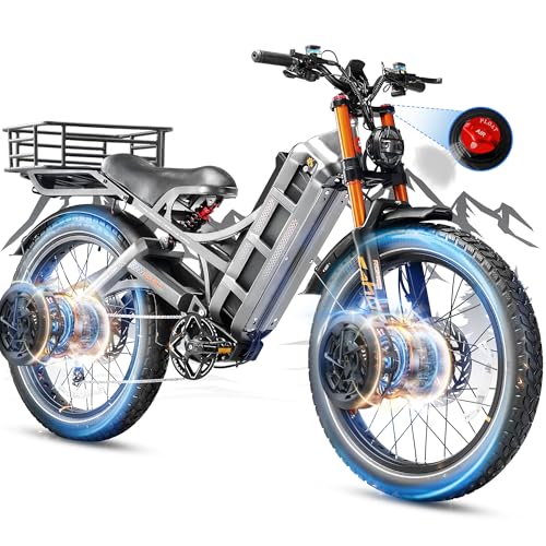 2025 Romeo Pro 2, 46mph Electric Bike for Adults, 4000W Dual Motor Ebike, 52V 70AH 200 Miles Long Range Ebike
