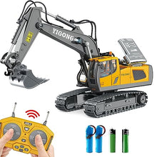 Load image into Gallery viewer, Dwi Dowellin Remote Control Excavator Toys for Boys,Construction Rc Excavators for Kids Age 4-7 8 9 10 Year Old,Ideal Toys,Batteries Included
